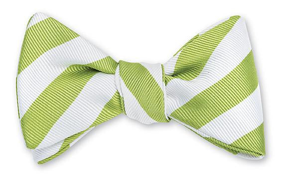 stripe bow tie