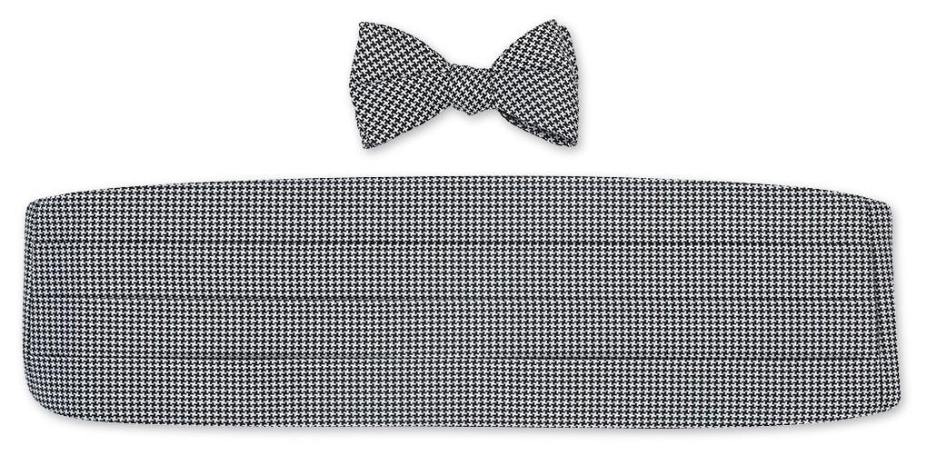 silk bow tie and cummerbund sets