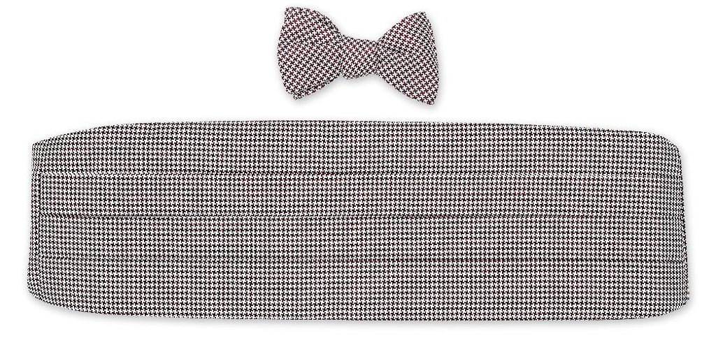 silk bow tie and cummerbund sets