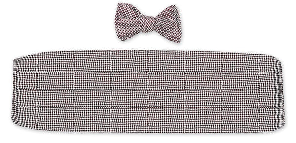 silk bow tie and cummerbund sets