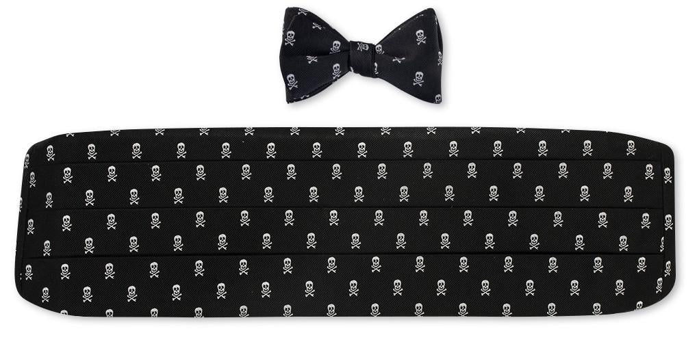 silk bow tie and cummerbund sets