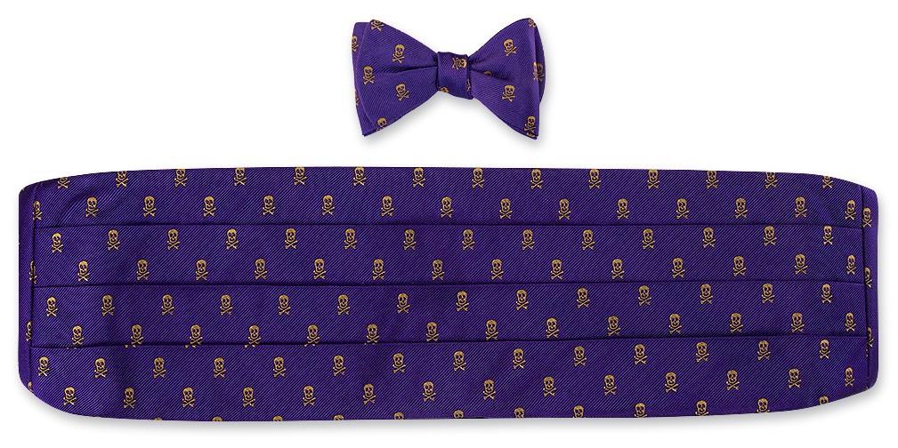 silk bow tie and cummerbund sets