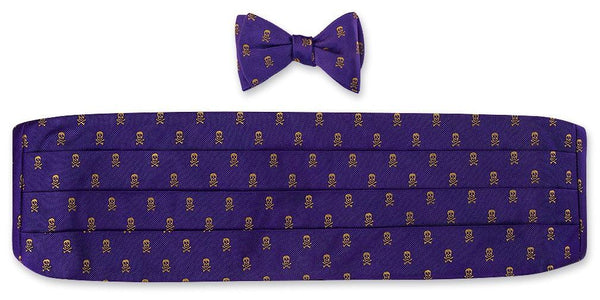 silk bow tie and cummerbund sets