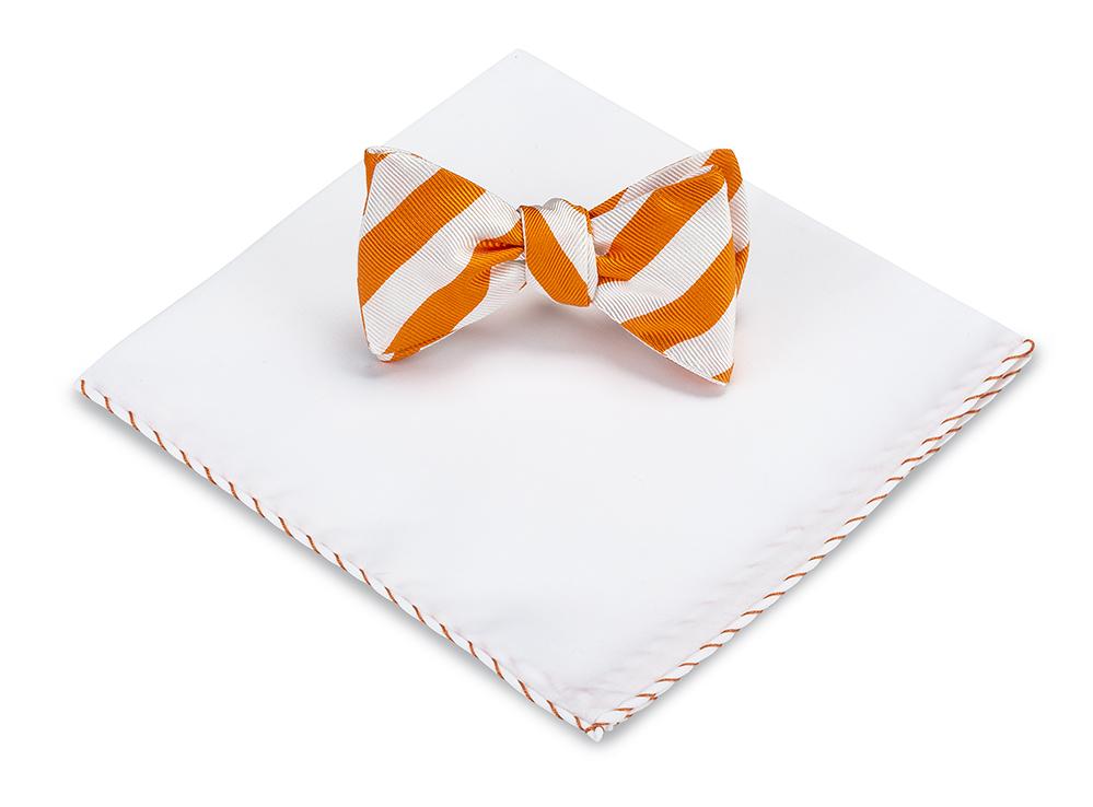Orange/White Bar Stripes Set