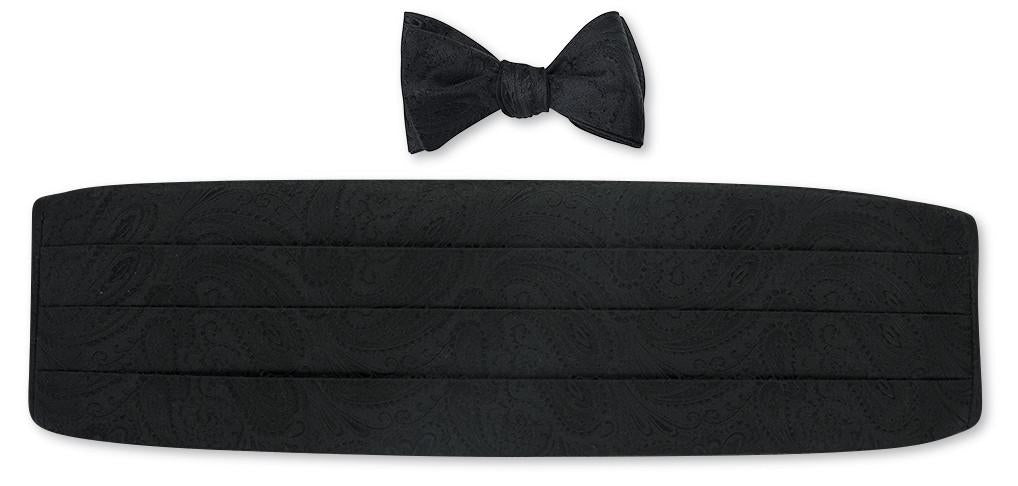 silk bow tie and cummerbund sets