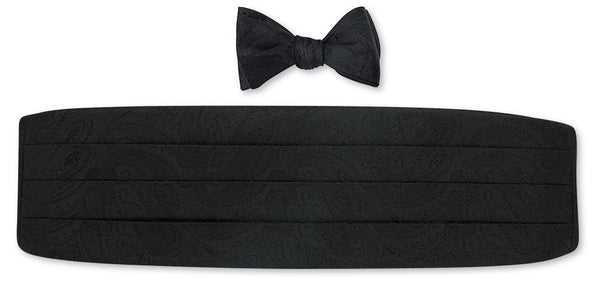 silk bow tie and cummerbund sets