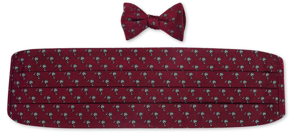 south carolina bow tie and cummerbund sets