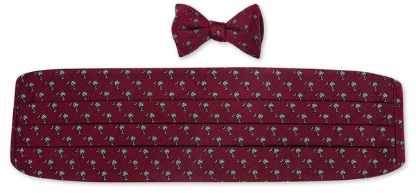 south carolina bow tie and cummerbund sets