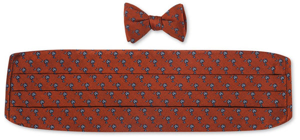 clemson cummerbund and bow tie sets