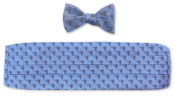 silk bow tie and cummerbund sets