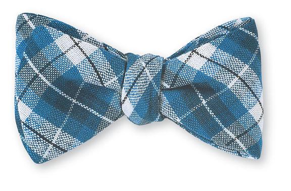plaid bow tie
