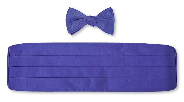silk bow tie and cummerbund sets