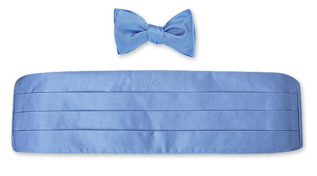 silk bow tie and cummerbund sets