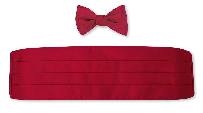 silk bow tie and cummerbund sets