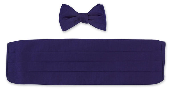 silk bow tie and cummerbund sets