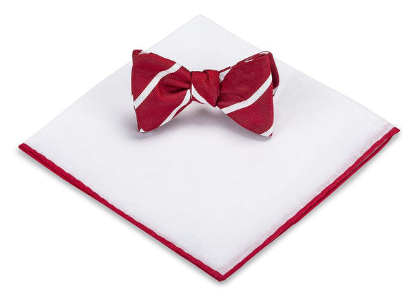 bow tie and pocket square set