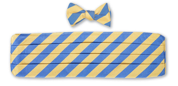 stripe cummerbund set