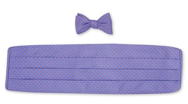silk bow tie and cummerbund sets