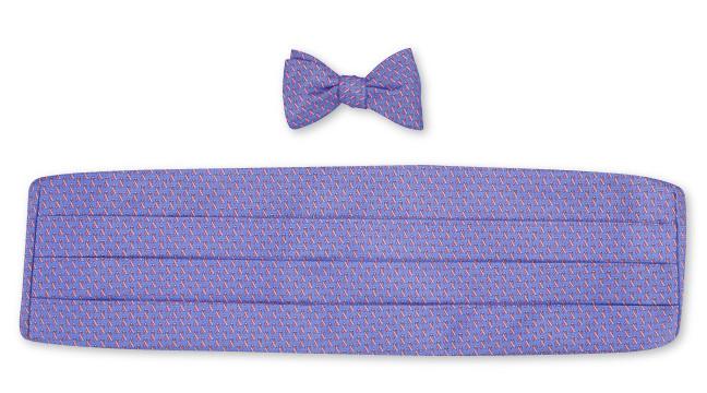 silk bow tie and cummerbund sets