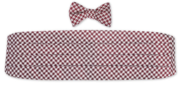 silk bow tie and cummerbund sets