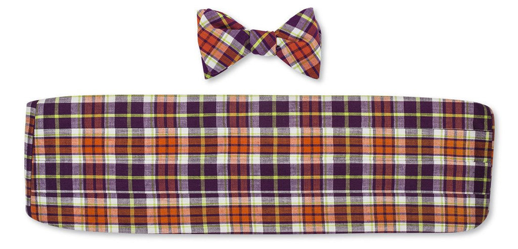 bow tie and cummerbund sets