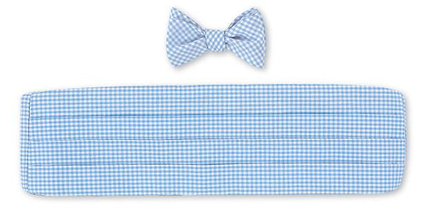 cotton bow tie and cummerbund sets