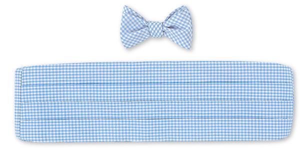 cotton bow tie and cummerbund sets