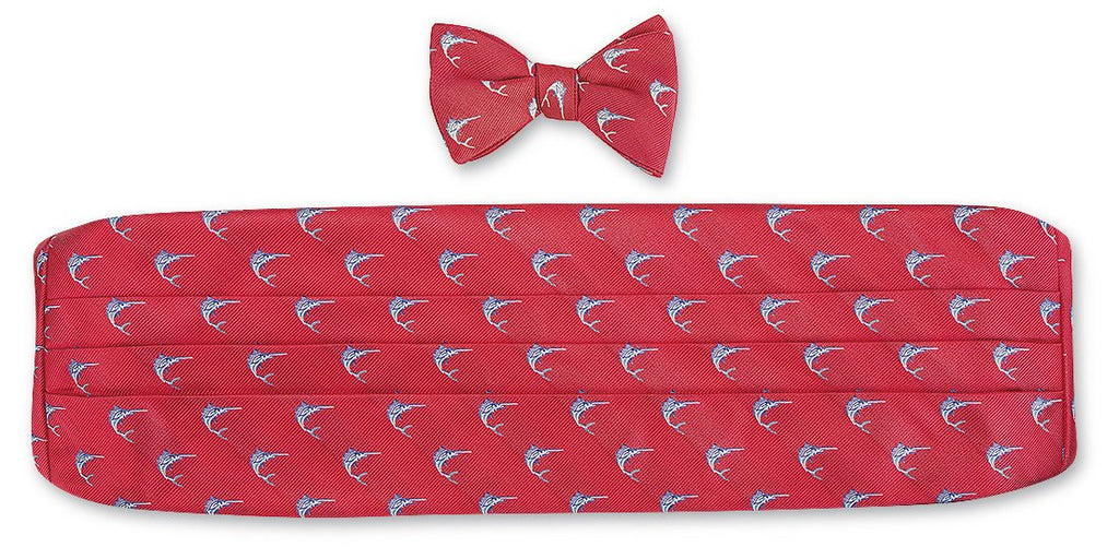 silk bow tie and cummerbund sets