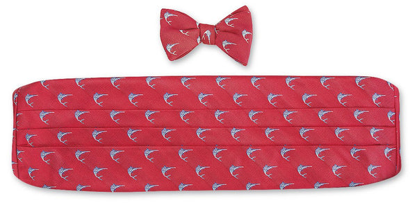 silk bow tie and cummerbund sets