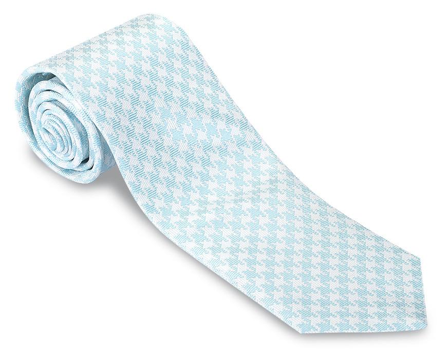 Large Houndstooth Necktie - F3341