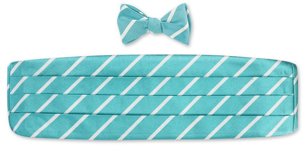 silk bow tie and cummerbund sets