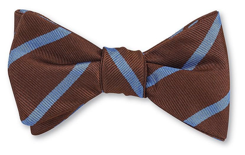 brown bow ties