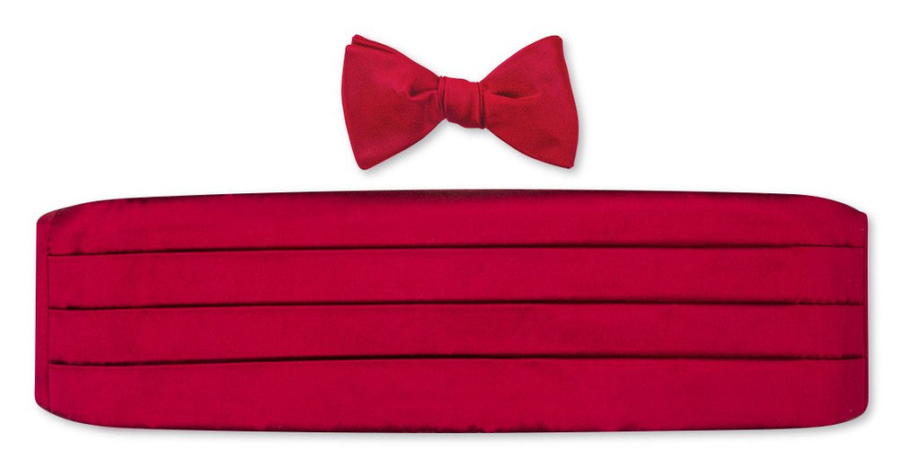 bow tie and cummerbund sets