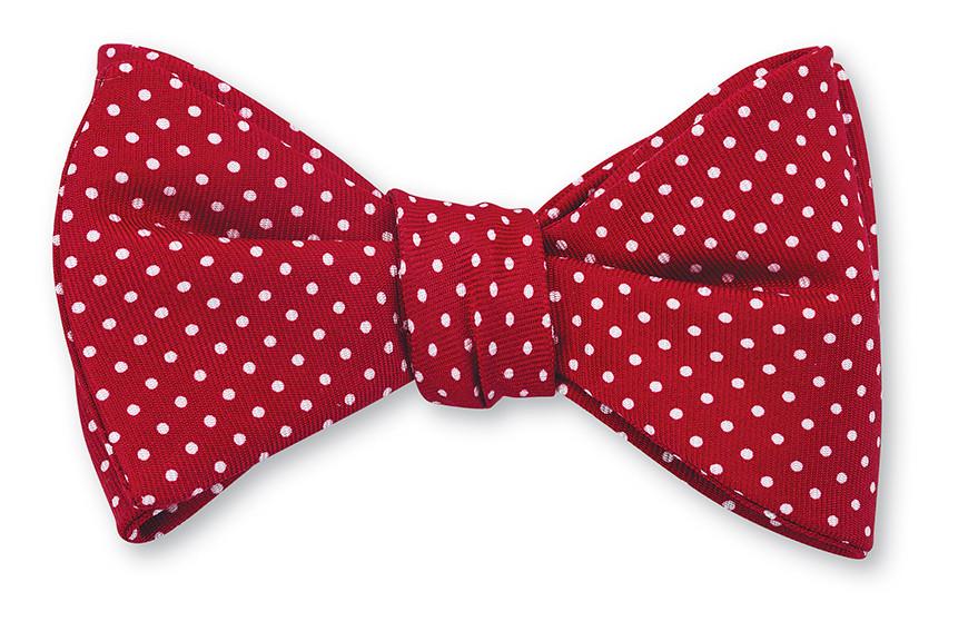 red polka dots bow ties