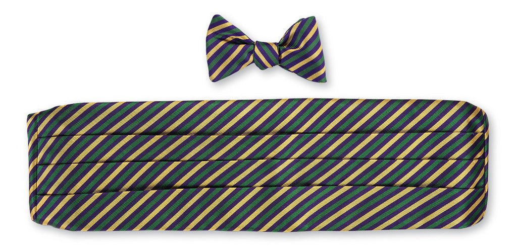 mardi gras cummerbund set