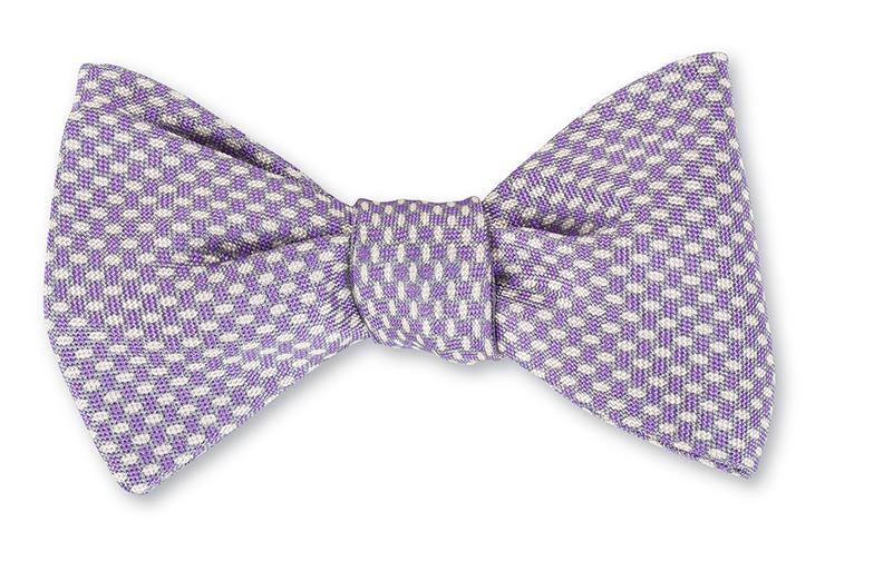 purple bow ties