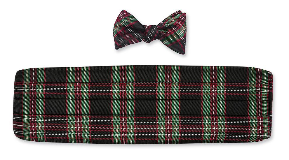 christmas cummerbund set
