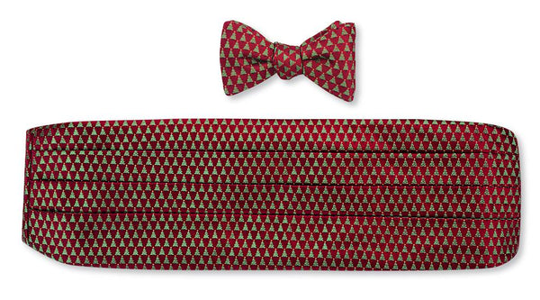 christmas cummerbund set