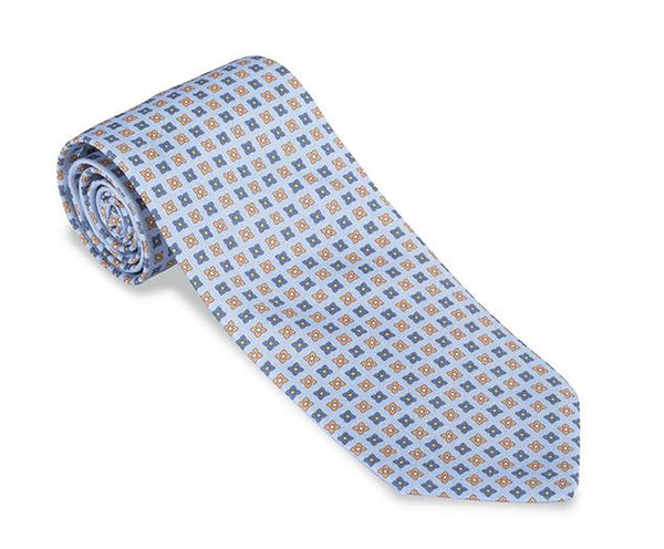 blue necktie