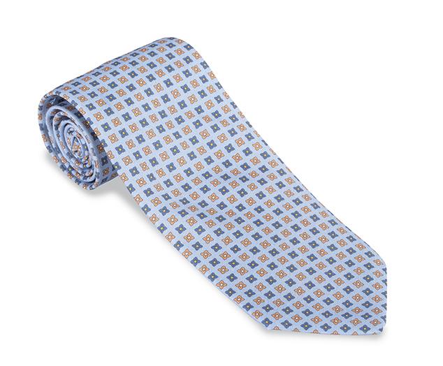 blue necktie