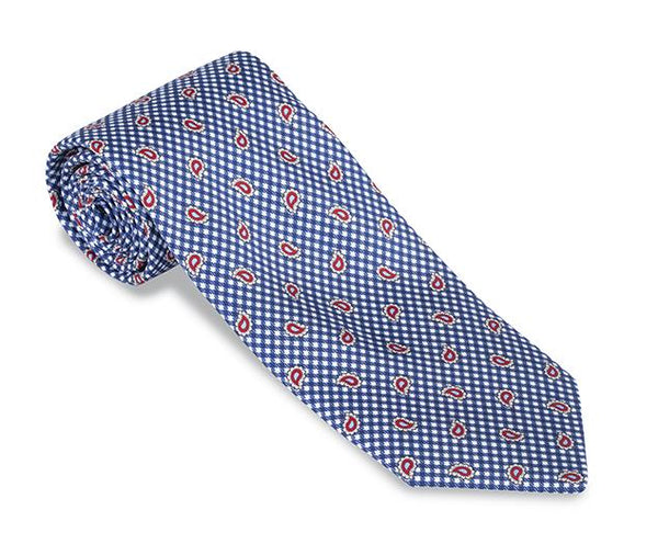 blue necktie