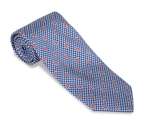 blue necktie