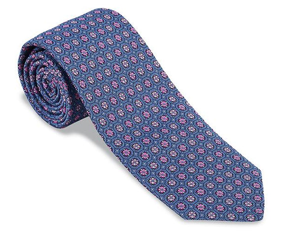 blue necktie