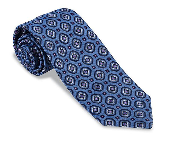 blue necktie