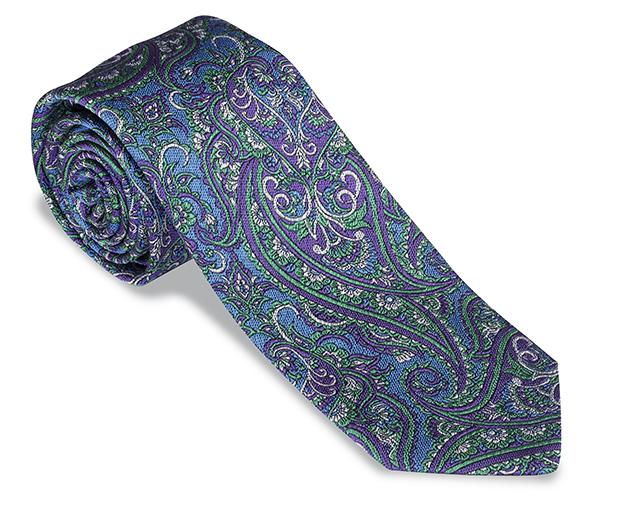 blue necktie