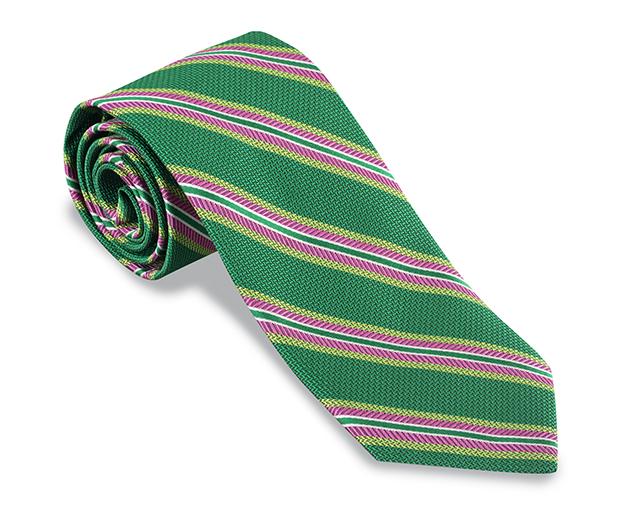 striped necktie
