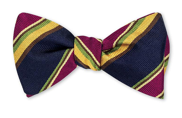 stripe bow tie