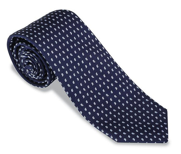 blue necktie