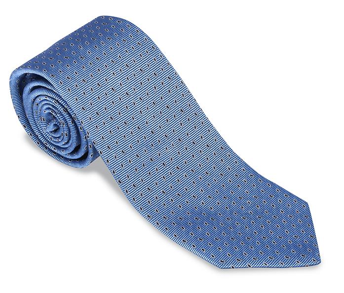 blue necktie