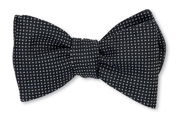 black bow tie